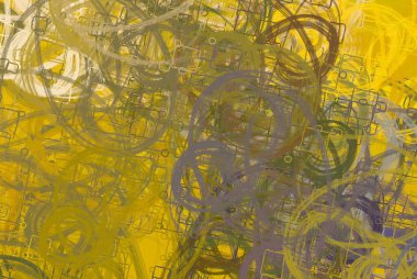 Soyut arka plan sanatı. 2D çizim. Etkileyici yağlı boya resim. Tuvalde fırça darbeleri. Modern sanat. Çok renkli arkaplan. Çağdaş sanat. İfade. Sanatsal dijital palet.