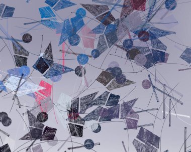 Soyut arka plan sanatı. 2D çizim. Etkileyici yağlı boya resim. Tuvalde fırça darbeleri. Modern sanat. Çok renkli arkaplan. Çağdaş sanat. İfade. Sanatsal dijital palet.