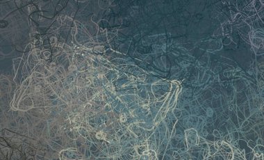 Soyut arka plan sanatı. 2D çizim. Etkileyici yağlı boya resim. Tuvalde fırça darbeleri. Modern sanat. Çok renkli arkaplan. Çağdaş sanat. İfade. Sanatsal dijital palet.