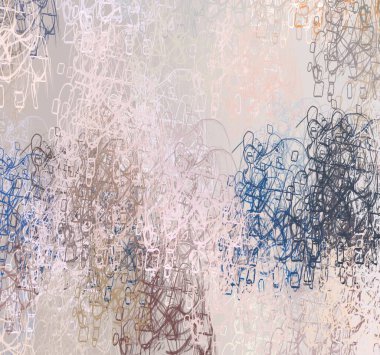 Soyut arka plan sanatı. 2D çizim. Etkileyici yağlı boya resim. Tuvalde fırça darbeleri. Modern sanat. Çok renkli arkaplan. Çağdaş sanat. İfade. Sanatsal dijital palet.