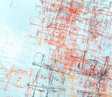 Soyut arka plan sanatı. 2D çizim. Etkileyici yağlı boya resim. Tuvalde fırça darbeleri. Modern sanat. Çok renkli arkaplan. Çağdaş sanat. İfade. Sanatsal dijital palet.