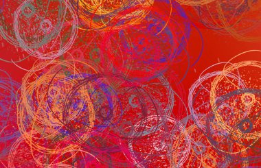 Soyut arka plan sanatı. 2D çizim. Etkileyici yağlı boya resim. Tuvalde fırça darbeleri. Modern sanat. Çok renkli arkaplan. Çağdaş sanat. İfade. Sanatsal dijital palet.