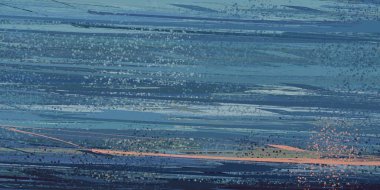 Soyut arka plan sanatı. 2D çizim. Etkileyici yağlı boya resim. Tuvalde fırça darbeleri. Modern sanat. Çok renkli arkaplan. Çağdaş sanat. İfade. Sanatsal dijital palet.