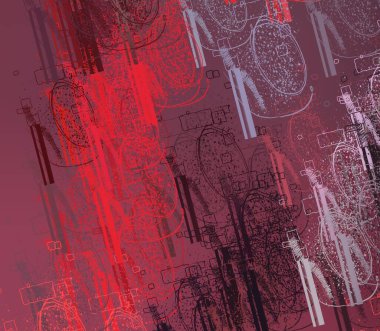 Soyut arka plan sanatı. 2D çizim. Etkileyici yağlı boya resim. Tuvalde fırça darbeleri. Modern sanat. Çok renkli arkaplan. Çağdaş sanat. İfade. Sanatsal dijital palet.