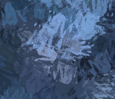 Soyut arka plan sanatı. 2D çizim. Etkileyici yağlı boya resim. Tuvalde fırça darbeleri. Modern sanat. Çok renkli arkaplan. Çağdaş sanat. İfade. Sanatsal dijital palet.