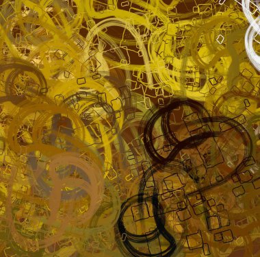 Soyut arka plan sanatı. 2D çizim. Etkileyici yağlı boya resim. Tuvalde fırça darbeleri. Modern sanat. Çok renkli arkaplan. Çağdaş sanat. İfade. Sanatsal dijital palet.