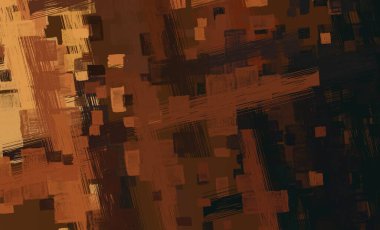 Soyut arka plan sanatı. 2D çizim. Etkileyici yağlı boya resim. Tuvalde fırça darbeleri. Modern sanat. Çok renkli arkaplan. Çağdaş sanat. İfade. Sanatsal dijital palet.