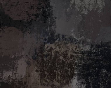 Soyut arka plan sanatı. 2D çizim. Etkileyici yağlı boya resim. Tuvalde fırça darbeleri. Modern sanat. Çok renkli arkaplan. Çağdaş sanat. İfade. Sanatsal dijital palet.