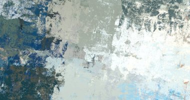 Soyut arka plan sanatı. 2D çizim. Etkileyici yağlı boya resim. Tuvalde fırça darbeleri. Modern sanat. Çok renkli arkaplan. Çağdaş sanat. İfade. Sanatsal dijital palet.