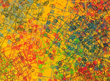 Soyut arka plan sanatı. 2D çizim. Etkileyici yağlı boya resim. Tuvalde fırça darbeleri. Modern sanat. Çok renkli arkaplan. Çağdaş sanat. İfade. Sanatsal dijital palet.