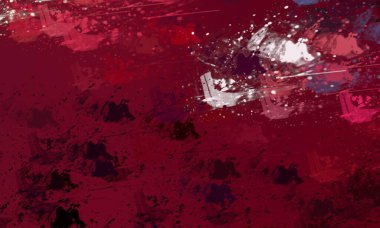 Soyut arka plan sanatı. 2D çizim. Etkileyici yağlı boya resim. Tuvalde fırça darbeleri. Modern sanat. Çok renkli arkaplan. Çağdaş sanat. İfade. Sanatsal dijital palet.