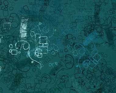 Soyut arka plan sanatı. 2D çizim. Etkileyici yağlı boya resim. Tuvalde fırça darbeleri. Modern sanat. Çok renkli arkaplan. Çağdaş sanat. İfade. Sanatsal dijital palet.