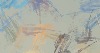 Soyut arka plan sanatı. 2D çizim. Etkileyici yağlı boya resim. Tuvalde fırça darbeleri. Modern sanat. Çok renkli arkaplan. Çağdaş sanat. İfade. Sanatsal dijital palet.