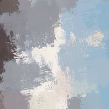 Soyut arka plan sanatı. 2D çizim. Etkileyici yağlı boya resim. Tuvalde fırça darbeleri. Modern sanat. Çok renkli arkaplan. Çağdaş sanat. İfade. Sanatsal dijital palet.