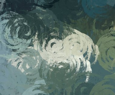 Soyut arka plan sanatı. 2D çizim. Etkileyici yağlı boya resim. Tuvalde fırça darbeleri. Modern sanat. Çok renkli arkaplan. Çağdaş sanat. İfade. Sanatsal dijital palet.