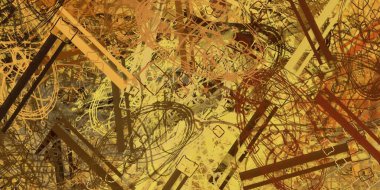 Soyut arka plan sanatı. 2D çizim. Etkileyici yağlı boya resim. Tuvalde fırça darbeleri. Modern sanat. Çok renkli arkaplan. Çağdaş sanat. İfade. Sanatsal dijital palet.