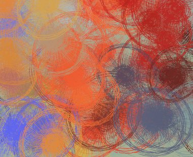 Soyut arka plan sanatı. 2D çizim. Etkileyici yağlı boya resim. Tuvalde fırça darbeleri. Modern sanat. Çok renkli arkaplan. Çağdaş sanat. İfade. Sanatsal dijital palet.