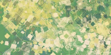 Soyut arka plan sanatı. 2D çizim. Etkileyici yağlı boya resim. Tuvalde fırça darbeleri. Modern sanat. Çok renkli arkaplan. Çağdaş sanat. İfade. Sanatsal dijital palet.