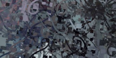 Soyut arka plan sanatı. 2D çizim. Etkileyici yağlı boya resim. Tuvalde fırça darbeleri. Modern sanat. Çok renkli arkaplan. Çağdaş sanat. İfade. Sanatsal dijital palet.