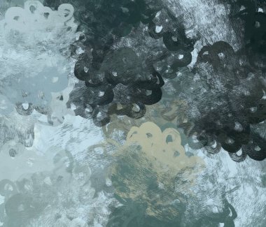 Soyut arka plan sanatı. 2D çizim. Etkileyici yağlı boya resim. Tuvalde fırça darbeleri. Modern sanat. Çok renkli arkaplan. Çağdaş sanat. İfade. Sanatsal dijital palet.