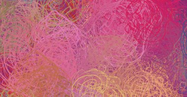 Soyut arka plan sanatı. 2D çizim. Etkileyici yağlı boya resim. Tuvalde fırça darbeleri. Modern sanat. Çok renkli arkaplan. Çağdaş sanat. İfade. Sanatsal dijital palet.