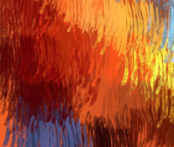 Soyut arka plan sanatı. 2D çizim. Etkileyici yağlı boya resim. Tuvalde fırça darbeleri. Modern sanat. Çok renkli arkaplan. Çağdaş sanat. İfade. Sanatsal dijital palet.