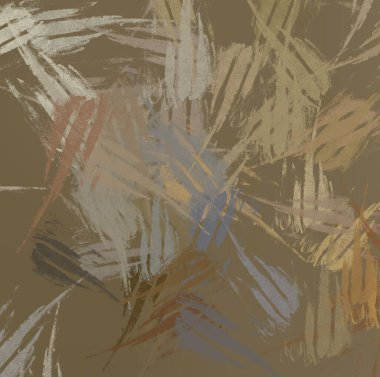 Soyut arka plan sanatı. 2D çizim. Etkileyici yağlı boya resim. Tuvalde fırça darbeleri. Modern sanat. Çok renkli arkaplan. Çağdaş sanat. İfade. Sanatsal dijital palet.