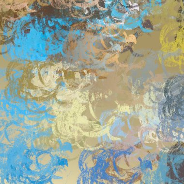 Soyut arka plan sanatı. 2D çizim. Etkileyici yağlı boya resim. Tuvalde fırça darbeleri. Modern sanat. Çok renkli arkaplan. Çağdaş sanat. İfade. Sanatsal dijital palet.