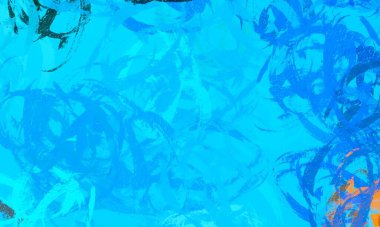 Soyut arka plan sanatı. 2D çizim. Etkileyici yağlı boya resim. Tuvalde fırça darbeleri. Modern sanat. Çok renkli arkaplan. Çağdaş sanat. İfade. Sanatsal dijital palet.