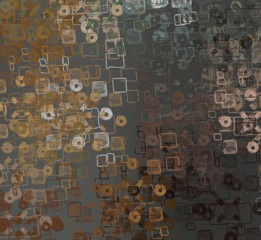 Soyut arka plan sanatı. 2D çizim. Etkileyici yağlı boya resim. Tuvalde fırça darbeleri. Modern sanat. Çok renkli arkaplan. Çağdaş sanat. İfade. Sanatsal dijital palet.