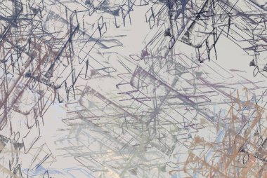 Soyut arka plan sanatı. 2D çizim. Etkileyici yağlı boya resim. Tuvalde fırça darbeleri. Modern sanat. Çok renkli arkaplan. Çağdaş sanat. İfade. Sanatsal dijital palet.