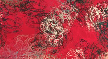 Soyut arka plan sanatı. 2D çizim. Etkileyici yağlı boya resim. Tuvalde fırça darbeleri. Modern sanat. Çok renkli arkaplan. Çağdaş sanat. İfade. Sanatsal dijital palet.