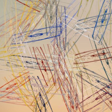 Soyut arka plan sanatı. 2D çizim. Etkileyici yağlı boya resim. Tuvalde fırça darbeleri. Modern sanat. Çok renkli arkaplan. Çağdaş sanat. İfade. Sanatsal dijital palet.