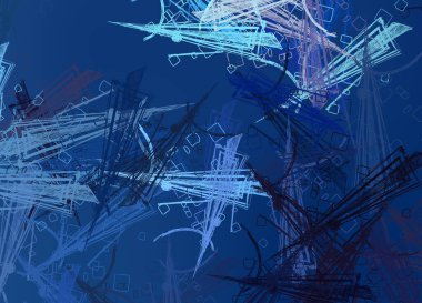 Soyut arka plan sanatı. 2D çizim. Etkileyici yağlı boya resim. Tuvalde fırça darbeleri. Modern sanat. Çok renkli arkaplan. Çağdaş sanat. İfade. Sanatsal dijital palet.