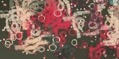 Soyut arka plan sanatı. 2D çizim. Etkileyici yağlı boya resim. Tuvalde fırça darbeleri. Modern sanat. Çok renkli arkaplan. Çağdaş sanat. İfade. Sanatsal dijital palet.