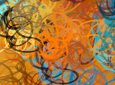 Soyut arka plan sanatı. 2D çizim. Etkileyici yağlı boya resim. Tuvalde fırça darbeleri. Modern sanat. Çok renkli arkaplan. Çağdaş sanat. İfade. Sanatsal dijital palet.