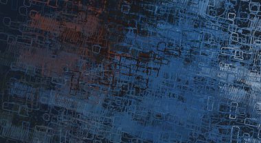 Soyut arka plan sanatı. 2D çizim. Etkileyici yağlı boya resim. Tuvalde fırça darbeleri. Modern sanat. Çok renkli arkaplan. Çağdaş sanat. İfade. Sanatsal dijital palet.