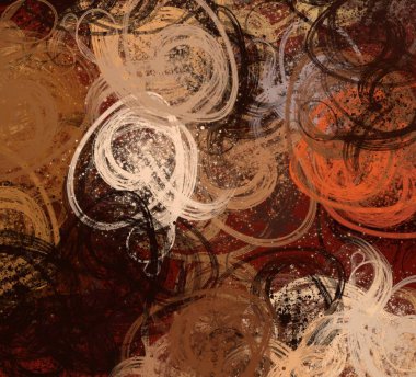 Soyut arka plan sanatı. 2D çizim. Etkileyici yağlı boya resim. Tuvalde fırça darbeleri. Modern sanat. Çok renkli arkaplan. Çağdaş sanat. İfade. Sanatsal dijital palet.