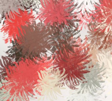 Soyut arka plan sanatı. 2D çizim. Etkileyici yağlı boya resim. Tuvalde fırça darbeleri. Modern sanat. Çok renkli arkaplan. Çağdaş sanat. İfade. Sanatsal dijital palet.