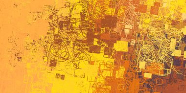 Soyut arka plan sanatı. 2D çizim. Etkileyici yağlı boya resim. Tuvalde fırça darbeleri. Modern sanat. Çok renkli arkaplan. Çağdaş sanat. İfade. Sanatsal dijital palet.