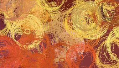 Soyut arka plan sanatı. 2D çizim. Etkileyici yağlı boya resim. Tuvalde fırça darbeleri. Modern sanat. Çok renkli arkaplan. Çağdaş sanat. İfade. Sanatsal dijital palet.