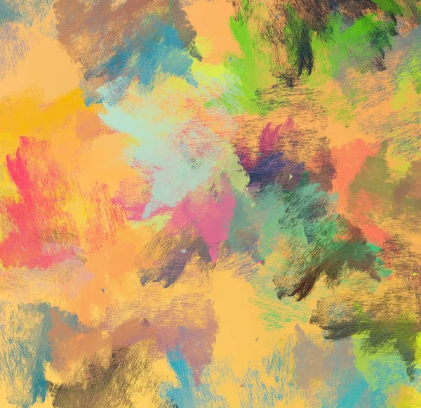 Arte Fondo Abstracto Ilustración Pintura Óleo Expresiva Pinceladas Sobre Lienzo — Foto de Stock