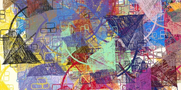 Abstracte Achtergrondkunst Illustratie Expressieve Olieverf Penseelstreken Doek Moderne Kunst Meerkleurige — Stockfoto