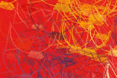 Soyut arka plan sanatı. 2D çizim. Etkileyici yağlı boya resim. Tuvalde fırça darbeleri. Modern sanat. Çok renkli arkaplan. Çağdaş sanat. İfade. Sanatsal dijital palet.