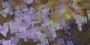 Soyut arka plan sanatı. 2D çizim. Etkileyici yağlı boya resim. Tuvalde fırça darbeleri. Modern sanat. Çok renkli arkaplan. Çağdaş sanat. İfade. Sanatsal dijital palet.