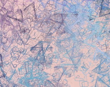 Soyut arka plan sanatı. 2D çizim. Etkileyici yağlı boya resim. Tuvalde fırça darbeleri. Modern sanat. Çok renkli arkaplan. Çağdaş sanat. İfade. Sanatsal dijital palet.