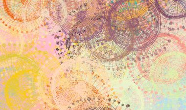 Soyut arka plan sanatı. 2D çizim. Etkileyici yağlı boya resim. Tuvalde fırça darbeleri. Modern sanat. Çok renkli arkaplan. Çağdaş sanat. İfade. Sanatsal dijital palet.