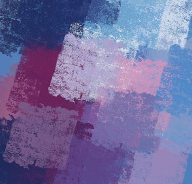 Soyut arka plan sanatı. 2D çizim. Etkileyici yağlı boya resim. Tuvalde fırça darbeleri. Modern sanat. Çok renkli arkaplan. Çağdaş sanat. İfade. Sanatsal dijital palet.