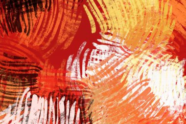 Soyut arka plan sanatı. 2D çizim. Etkileyici yağlı boya resim. Tuvalde fırça darbeleri. Modern sanat. Çok renkli arkaplan. Çağdaş sanat. İfade. Sanatsal dijital palet.