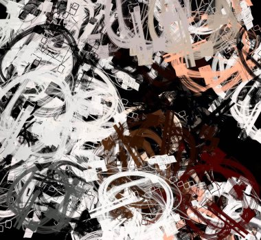 Soyut arka plan sanatı. 2D çizim. Etkileyici yağlı boya resim. Tuvalde fırça darbeleri. Modern sanat. Çok renkli arkaplan. Çağdaş sanat. İfade. Sanatsal dijital palet.